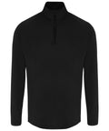 Performance Quarter Zip in Black