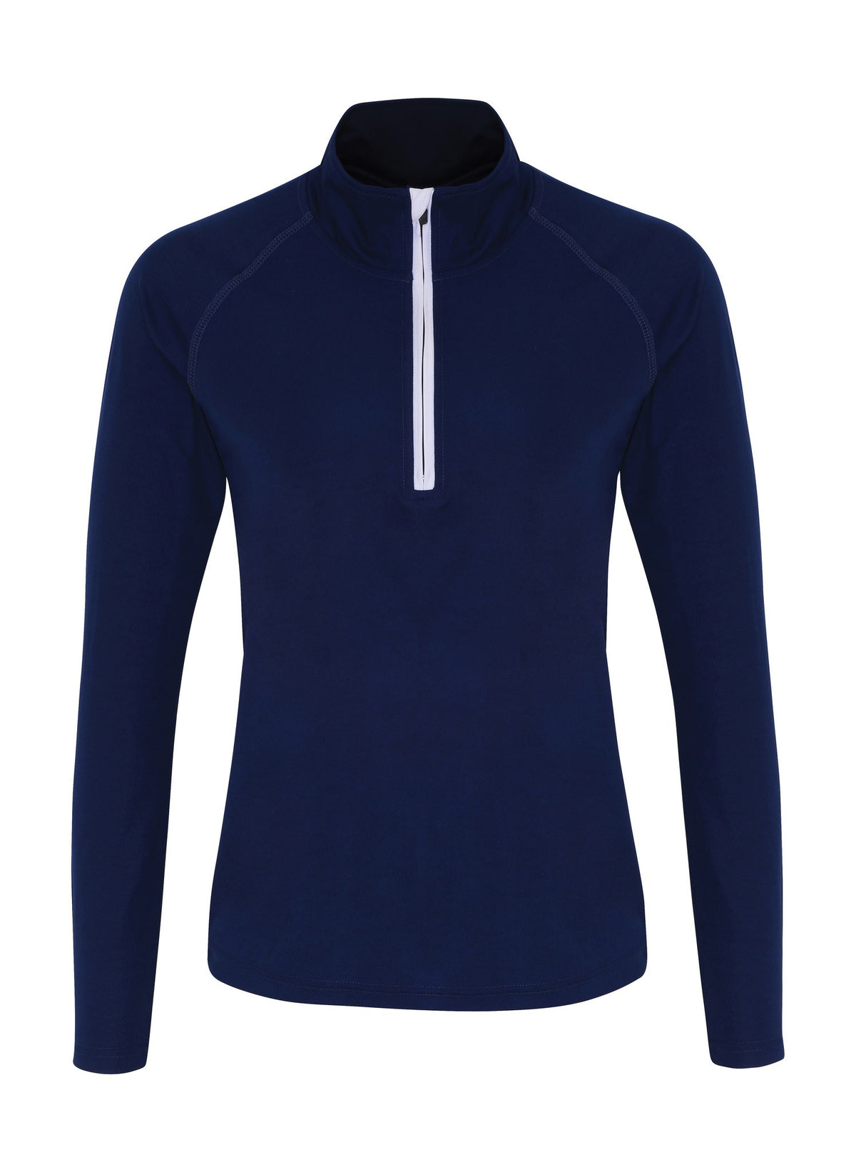 Women's Performance Quarter Zip in Navy/White
