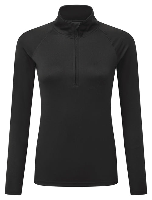 Women's Performance Quarter Zip in Black