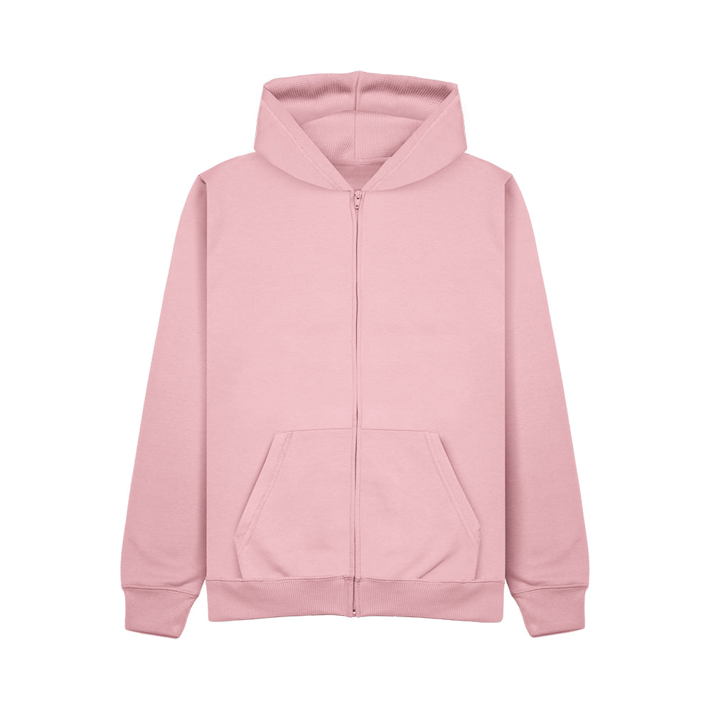 Kids' Zip Hoodie - Baby Pink