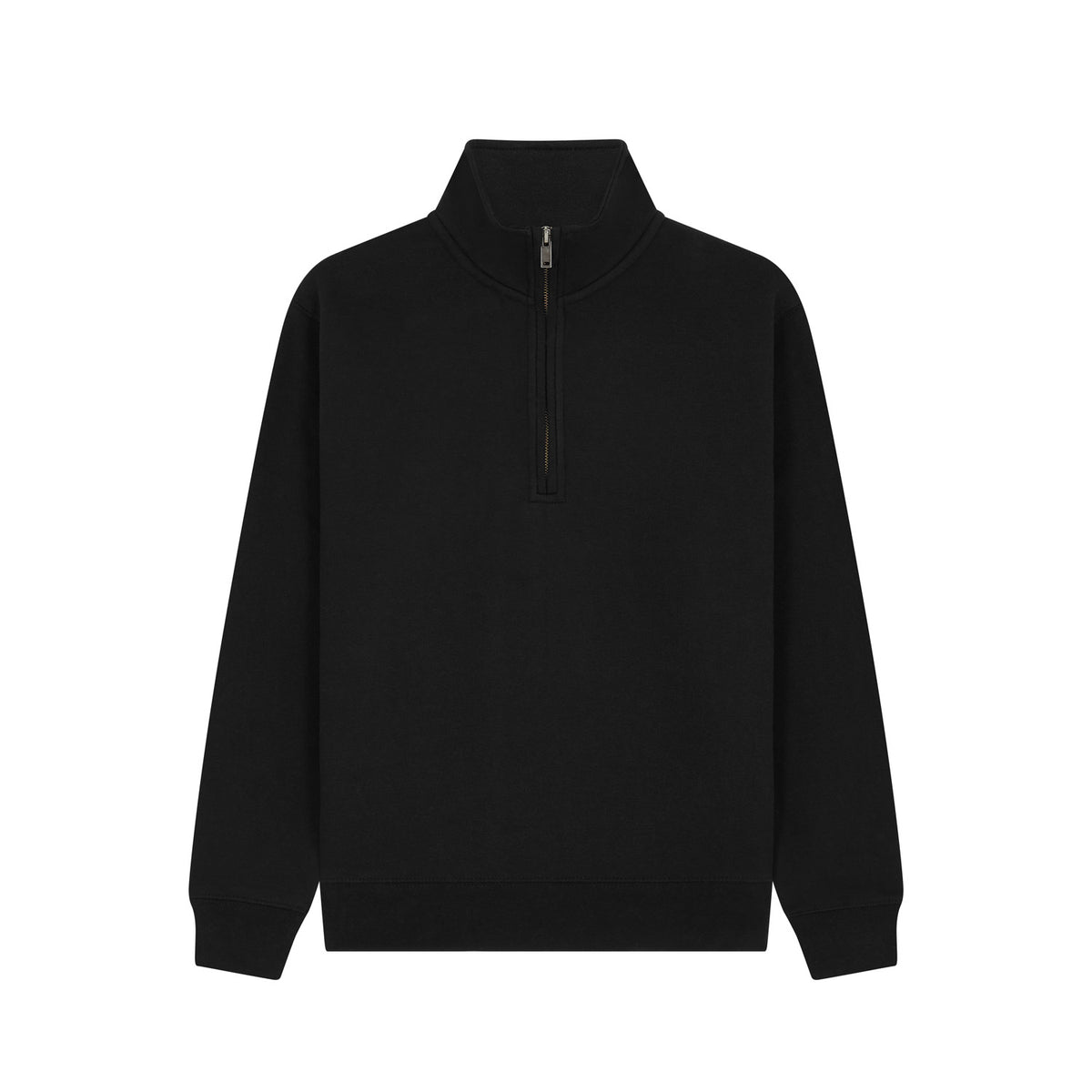 Premium Quarter Zip Sweatshirt - Black