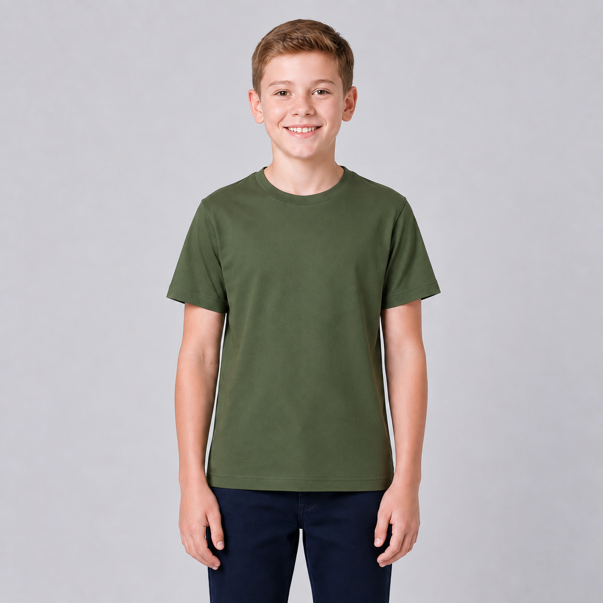 Kids' Tee - Army Green