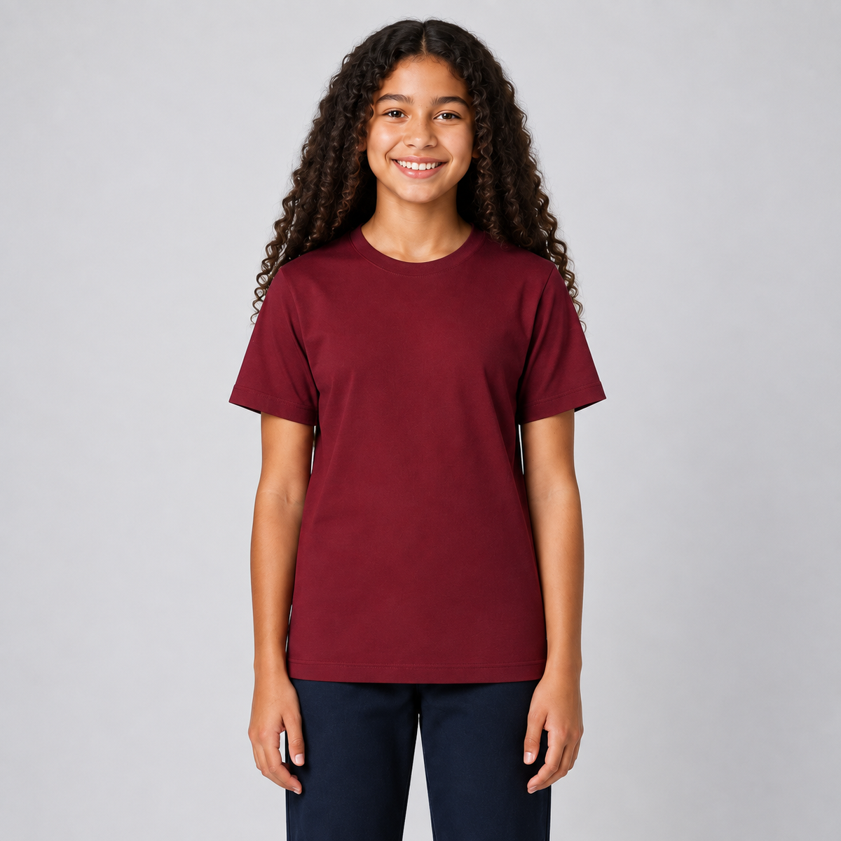 Kids' Tee - Burgundy