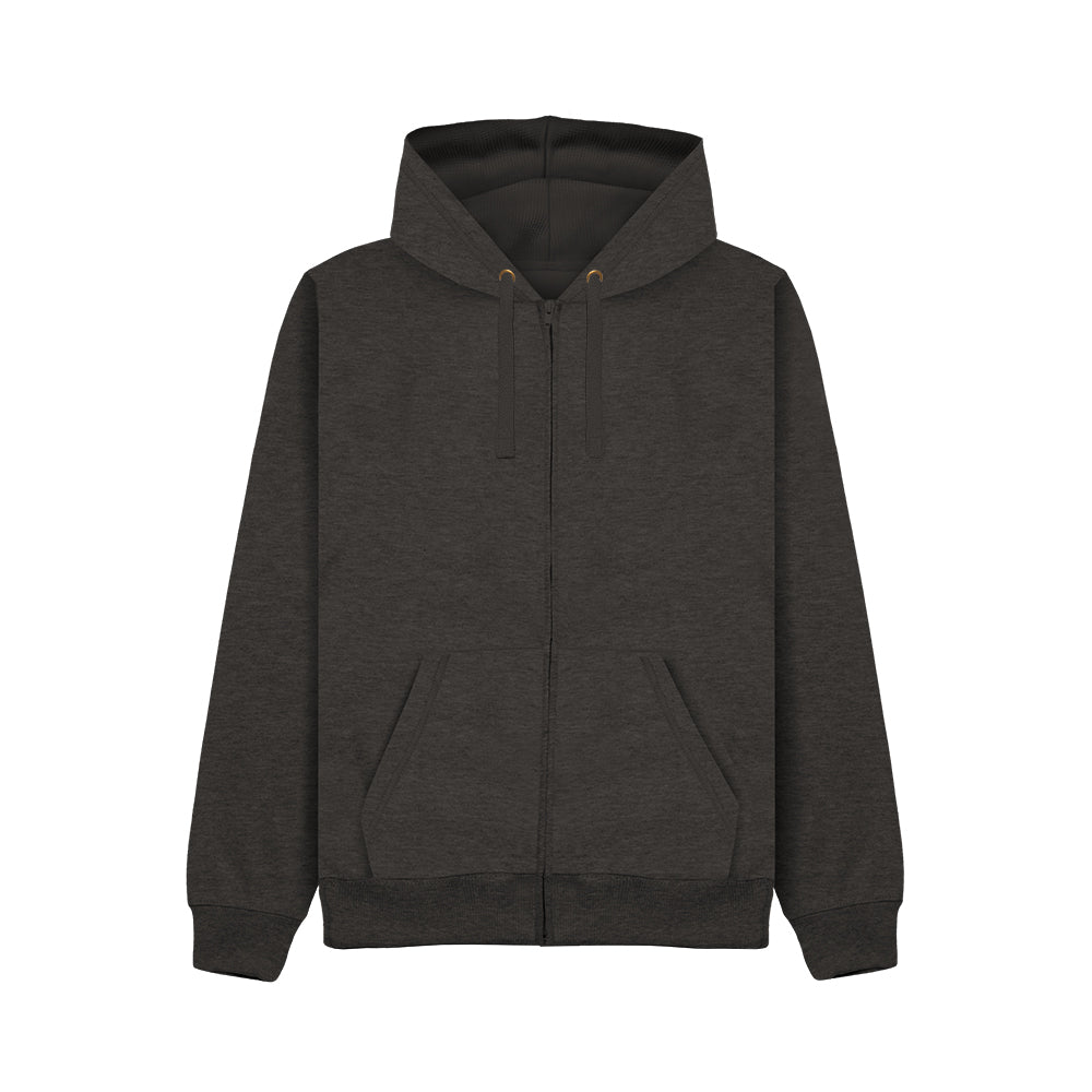 Zip Hoodie - Charcoal