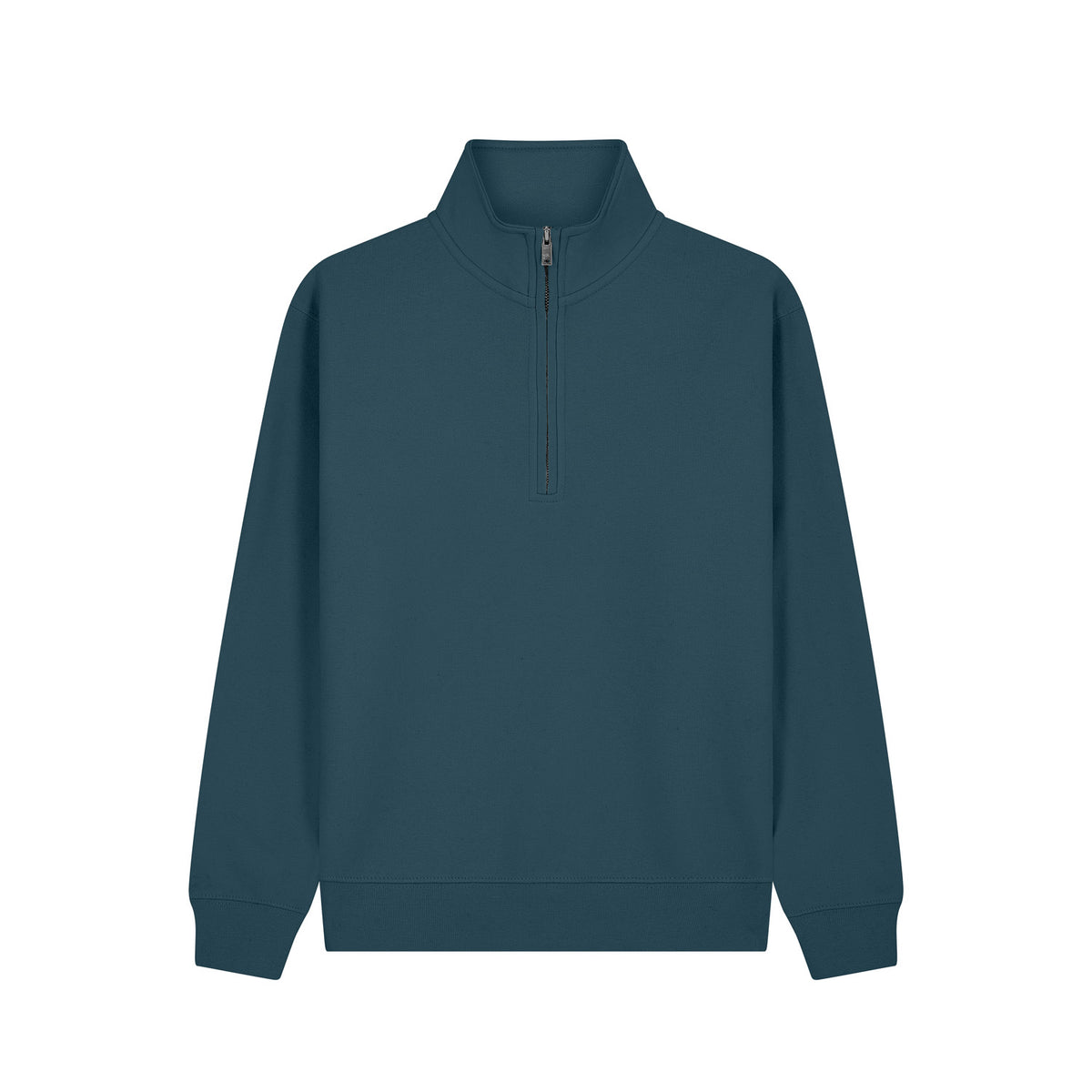Premium Quarter Zip Sweatshirt - Deep Sea Blue