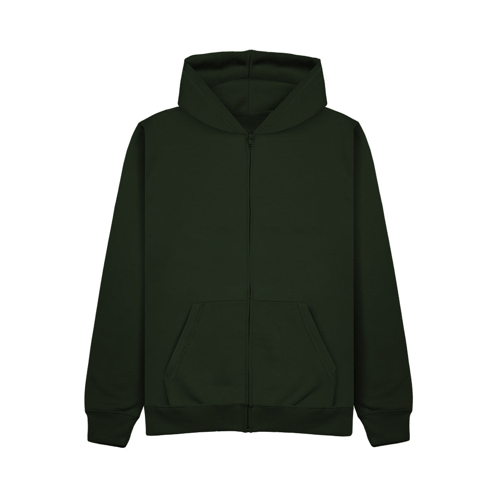 Kids' Zip Hoodie - Forest
