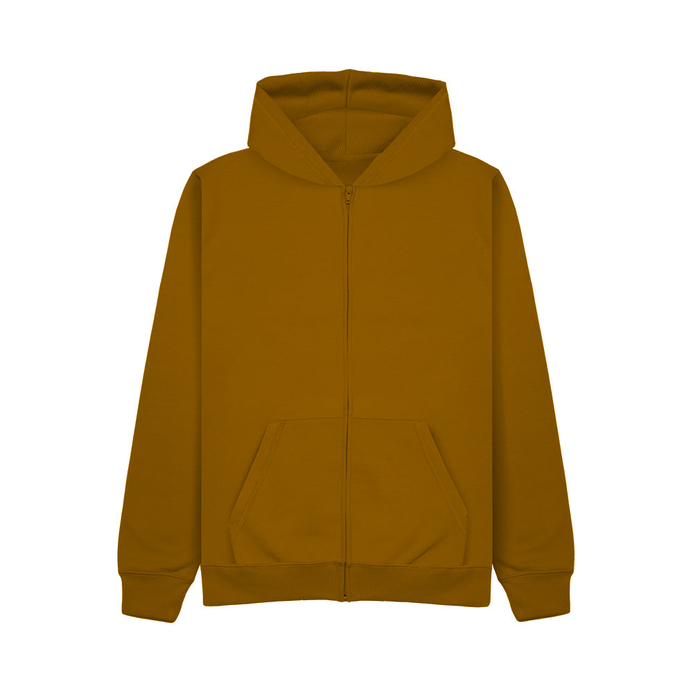 Kids' Zip Hoodie - French Mustard