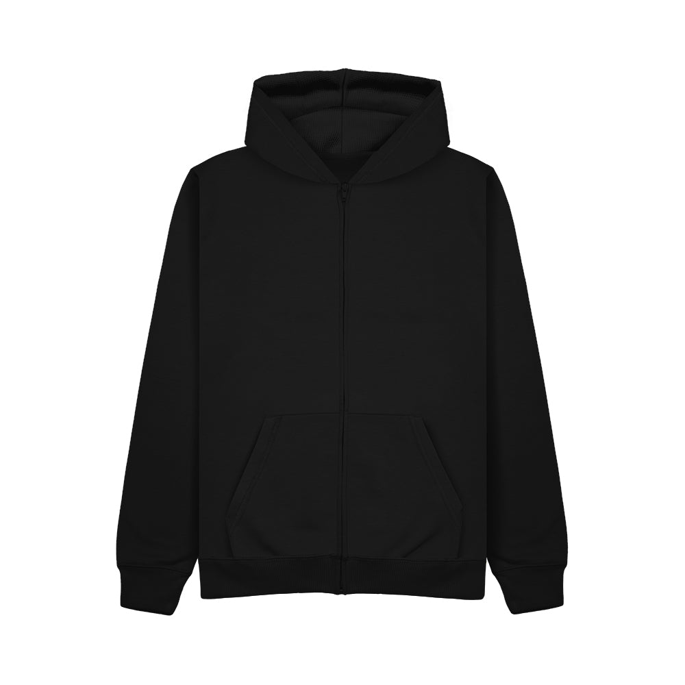Kids' Zip Hoodie - Jet Black