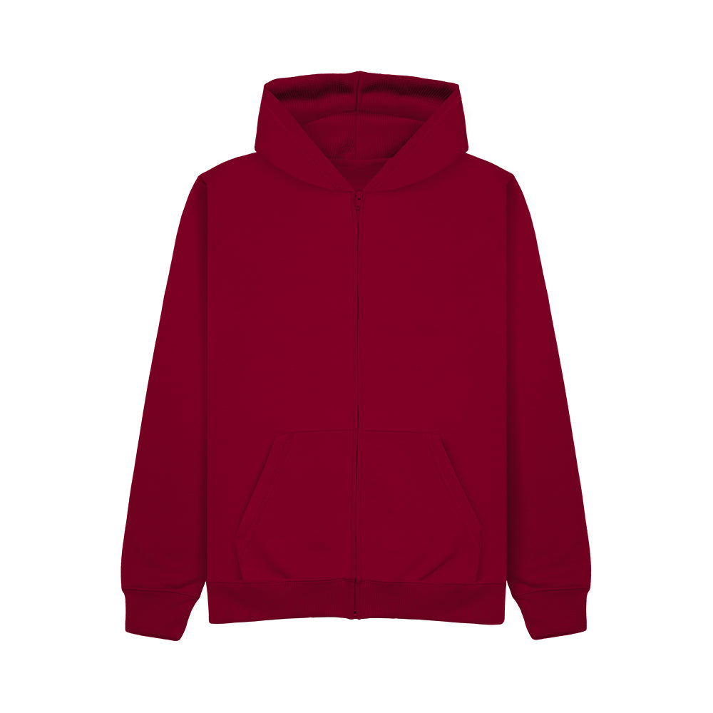 Kids' Zip Hoodie - Red