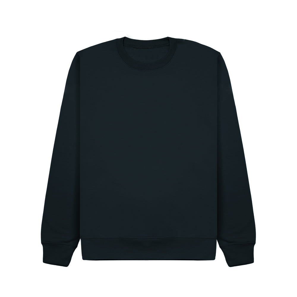 Crew Neck Sweatshirt - Navy