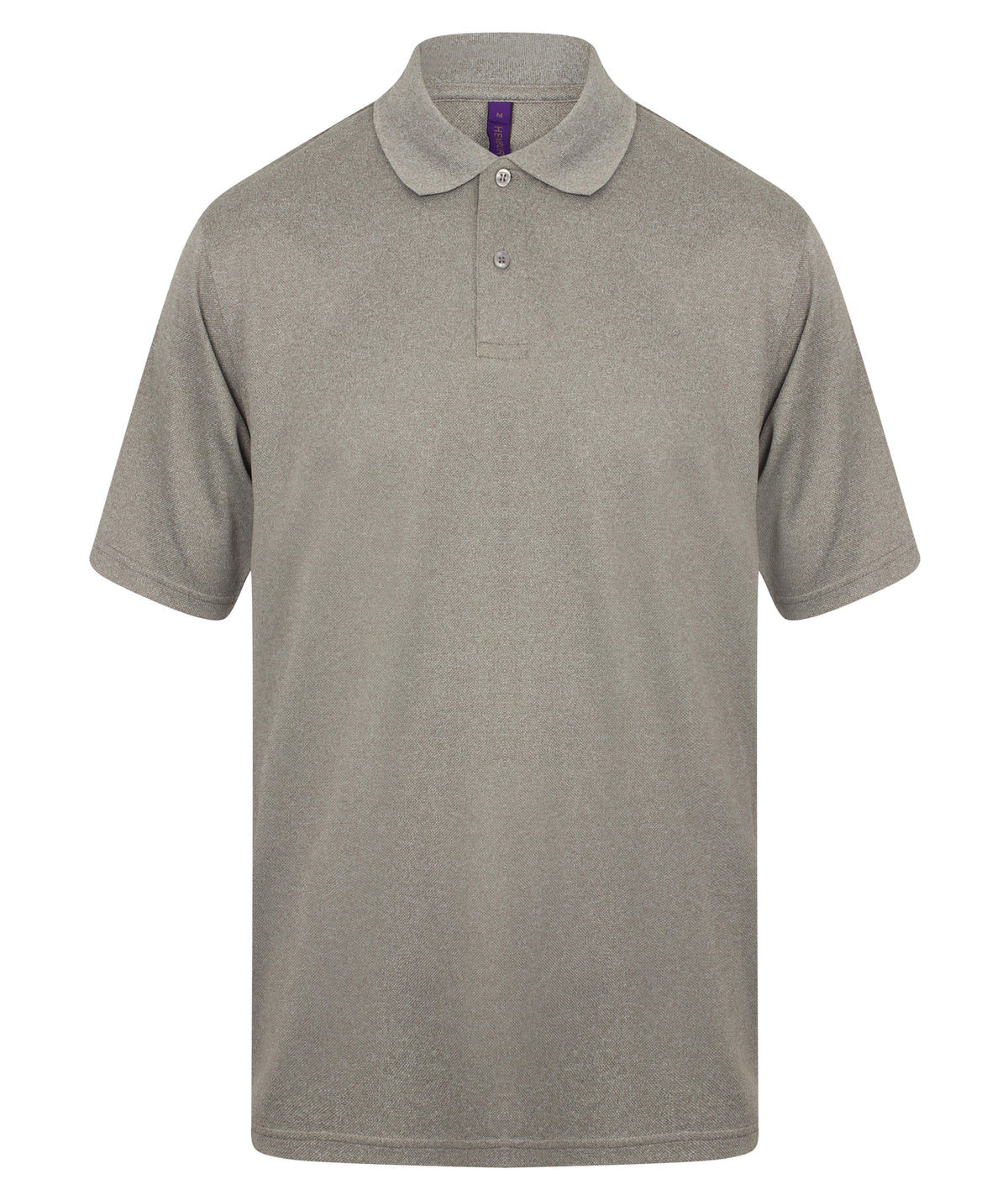 Performance Wicking Polo - Heather Grey