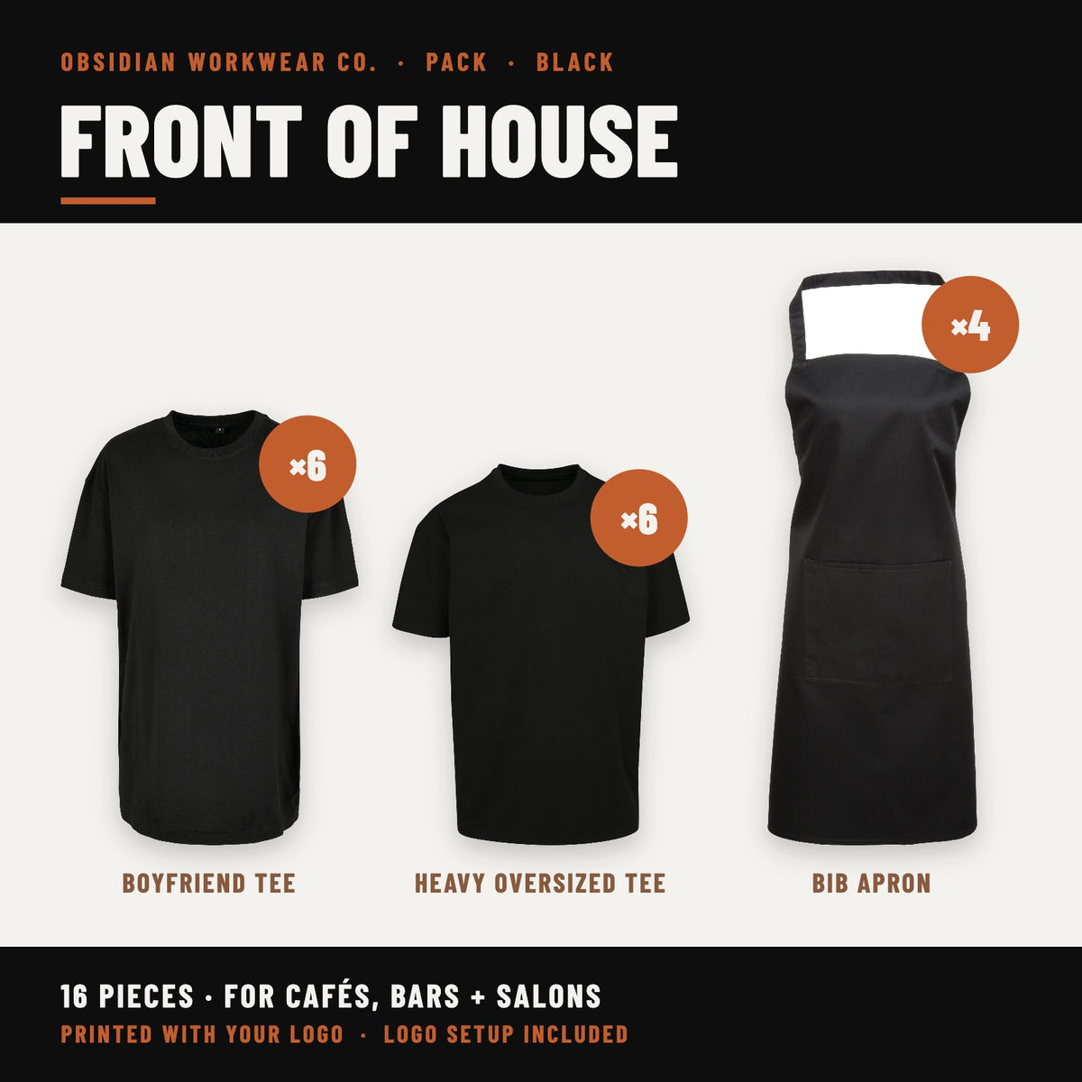 Front of House Pack - Black