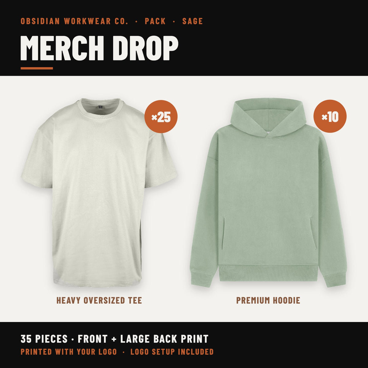 Merch Drop Pack - Sage