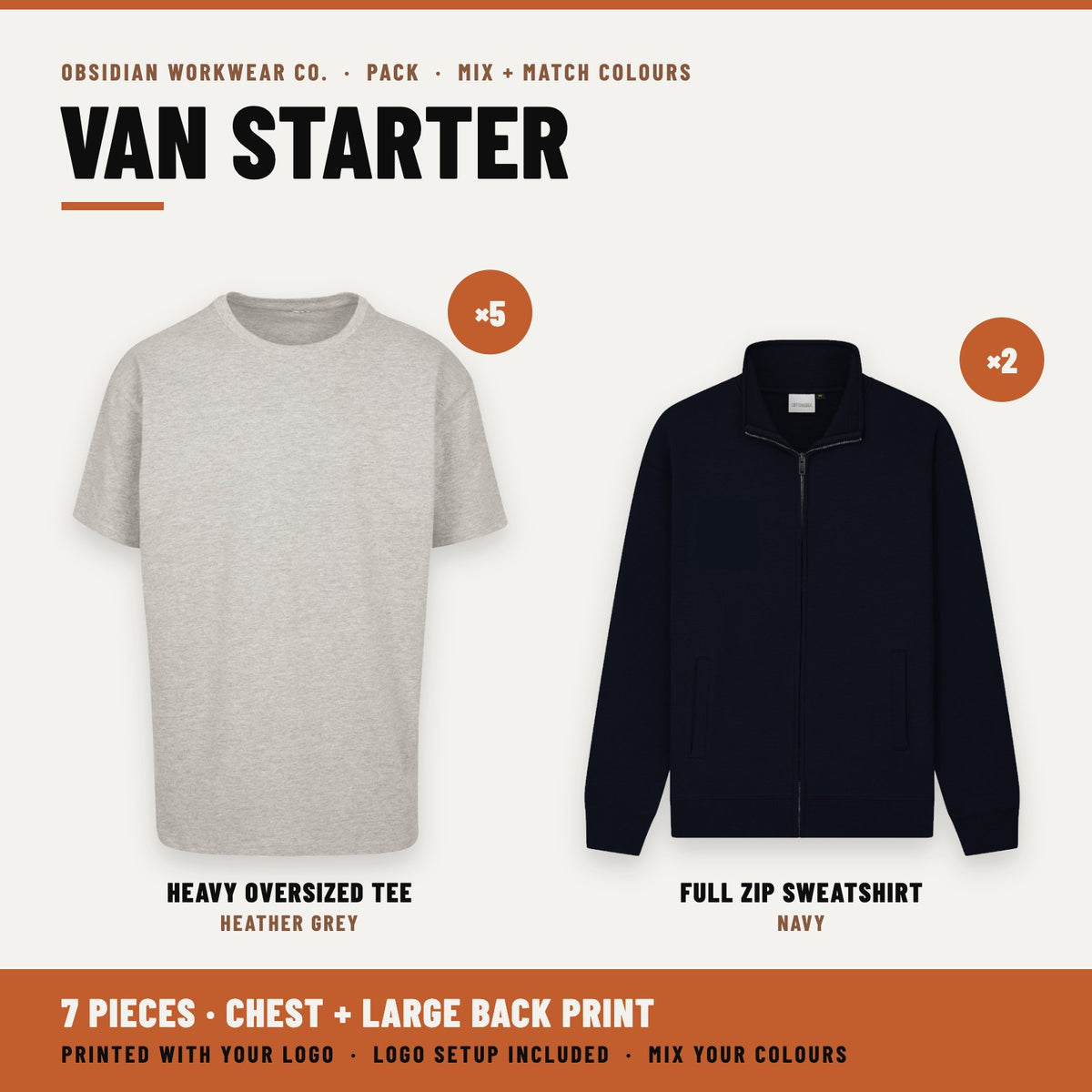 Van Starter Pack - Heather Grey